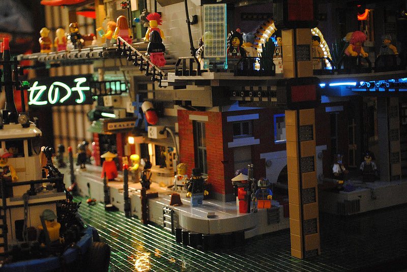 Illustration for article titled Esta ciudad de Lego es digna de Blade Runner